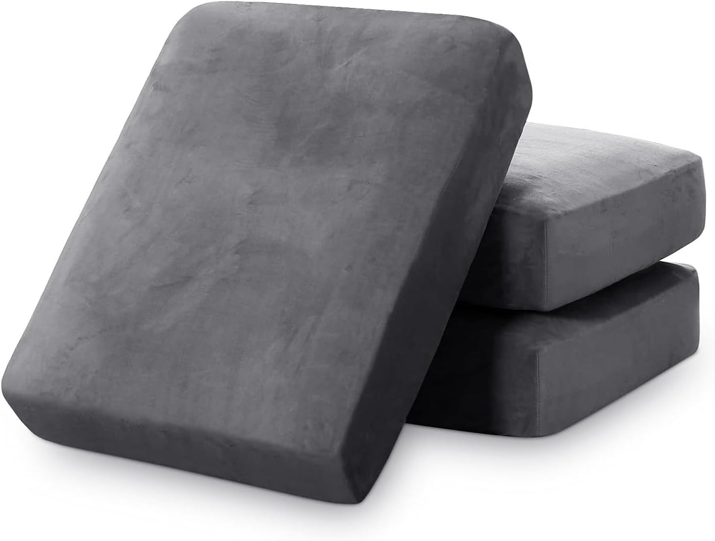 PrinceDeco Stretch Sofa Cushion Covers for Couches and Sofas,Soft Velvet Couch Seat Covers, Sofa