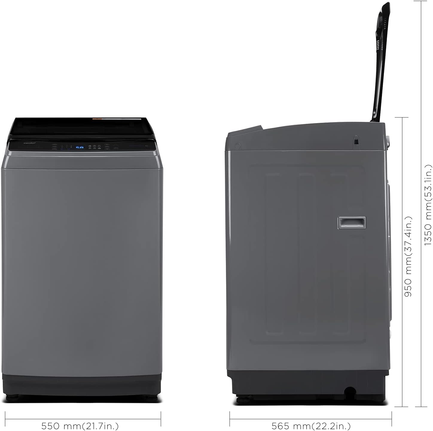 COMFEE??Washing Machine 2.4 Cu.ft LED Portable Washing Machine and Washer Lavadora Portátil Compact