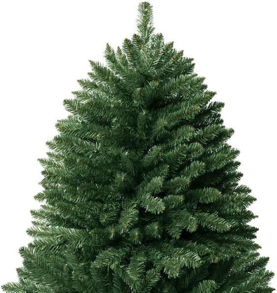 Naomi Home 4.5ft Christmas Tree with Lights Realistic Spruce Christmas Tree Prelit with Foot Pedal