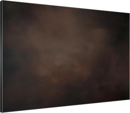SIGNWIN 60"x72" Extra Large Framed Wall Art Dark Brown Abstract Moody Illustration for Home Living