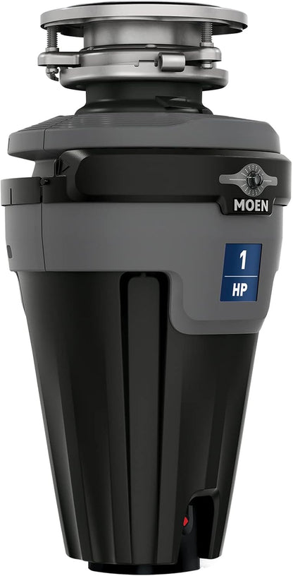 Moen Chef Series 1 HP Continuous Feed Lighted Garbage Disposal with Sound Reduction for Under Sink