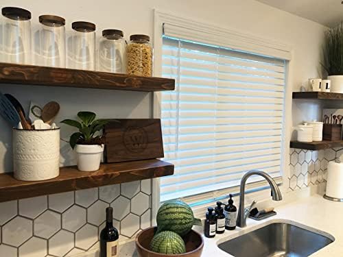Joel's Antiques 30 Inch Wooden Floating Shelves for Wall - 30x8x2 in - Made of Natural Wood - Heavy