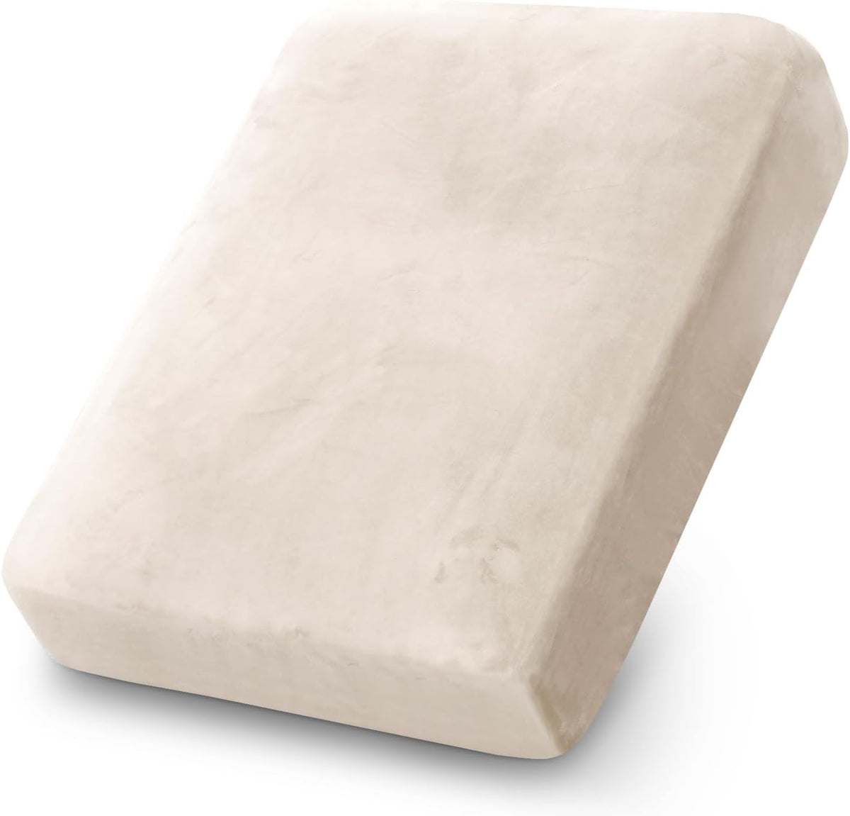 PrinceDeco Stretch Velvet Couch Cushion Cover,Soft Fitted Cushion Slipcover for Chair Cushion