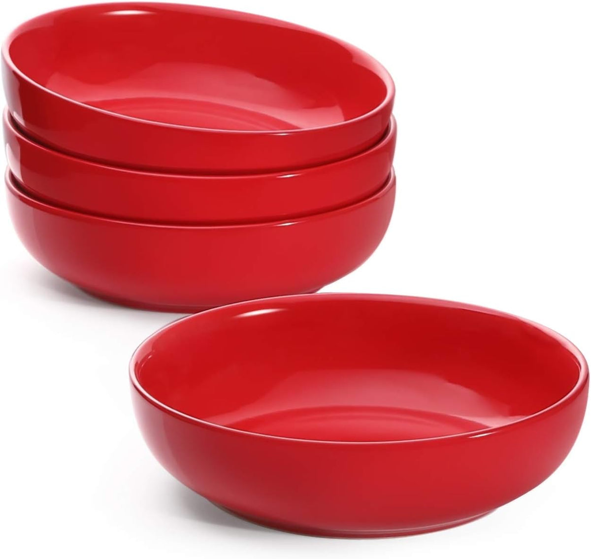 LE TAUCI Pasta Bowls 45 oz, Salad Bowls Set for Serving Soup, Pasta, Noodle, Dinner, Large Kitchen