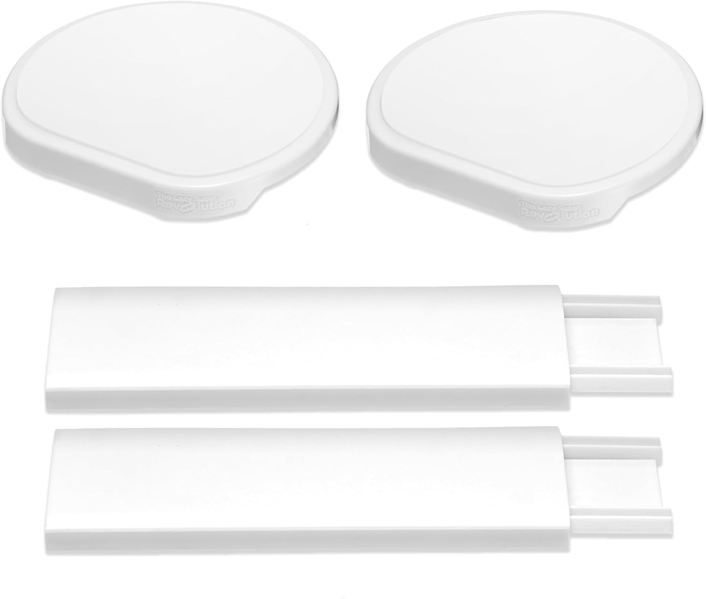 Expansion Pack - White - 2 Straight Tracks and 2 Trays. Does not Work Without the Lazy Susan