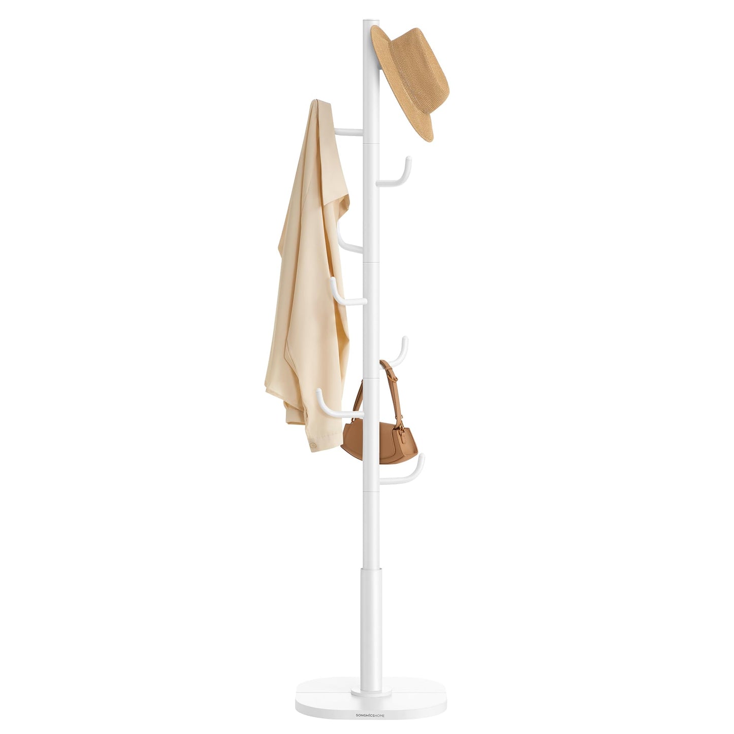 SONGMICS Coat Rack, Cactus-Shaped, 8 Sturdy Hooks, 69 Inches Tall