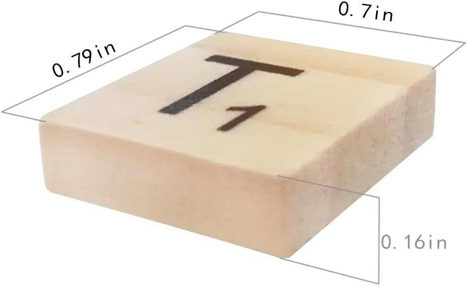 1000 Scrabble Letters for Crafts - Wood Tiles for DIY Gift Decoration - Making Alphabet Coasters