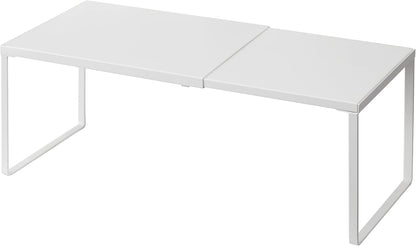 Nxconsu Cabinet Shelf Expandable Organizer Riser Rack for Kitchen Pantry Cupboard Under Sink