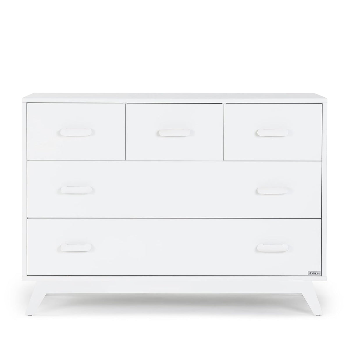 dadada Soho 5-Drawer Dresser for Nursery and Bedroom - Modern Design, Large Storage, Baby-Safe