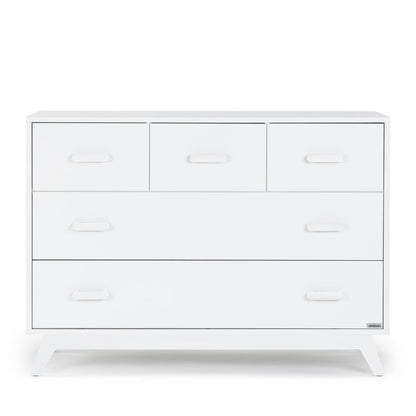 dadada Soho 5-Drawer Dresser for Nursery and Bedroom - Modern Design, Large Storage, Baby-Safe