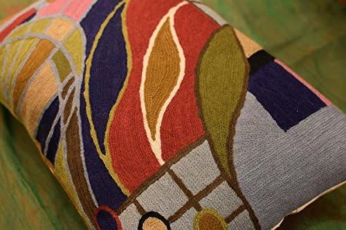 Lumbar Hundertwasser Throw Pillow Cover Biomorph Abstract Pillowcase Modern Couch Cushion Farmhouse