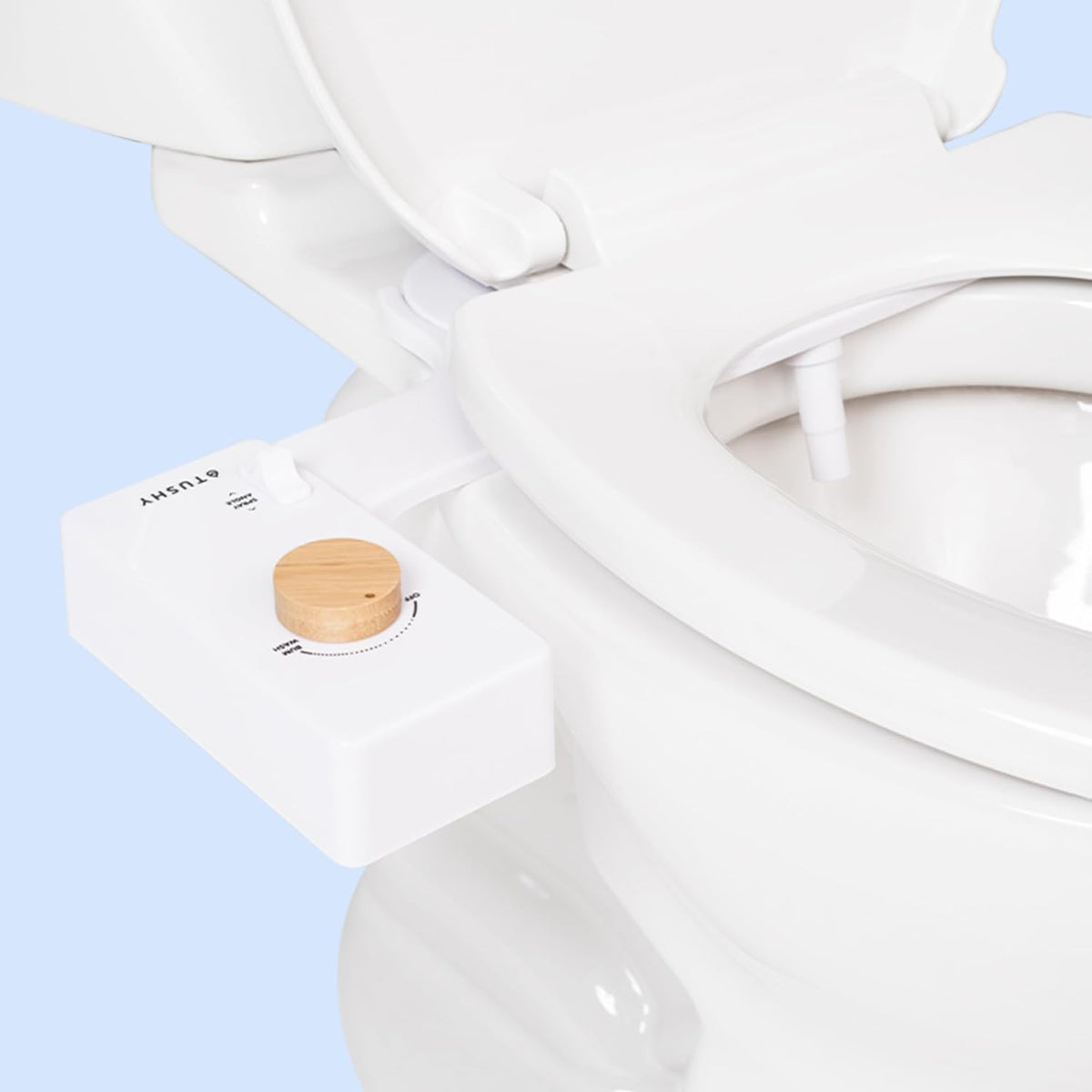 TUSHY Classic 3.0 Bidet Toilet Seat Attachment - A Non-Electric Self Cleaning Water Sprayer with