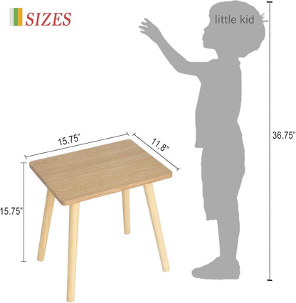 AWASEN Side Table, Small End Accent Table for Living Room Bedroom Office Small Spaces, Modern Wood
