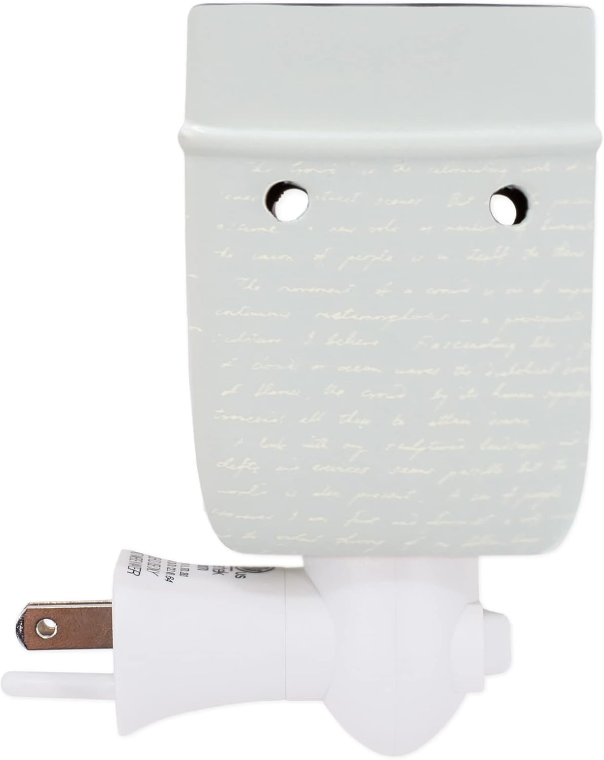 Elanze Designs Birds on a Tree Believe Grey Ceramic Stoneware Electric Plug-in Outlet Wax and Oil