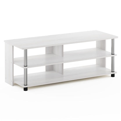 Furinno Turn-N-Tube Shoe Rack, 3-Tier Shoe Organizer, Compact Shoe Storage with Open Shelves and