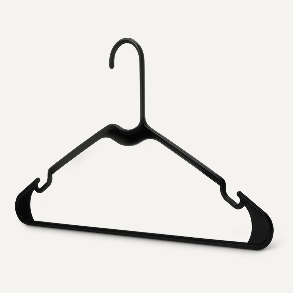 Amazon Basics Space Saving Plastic Clothes Hangers, Sturdy Closet Organizer for Shirts and Jackets