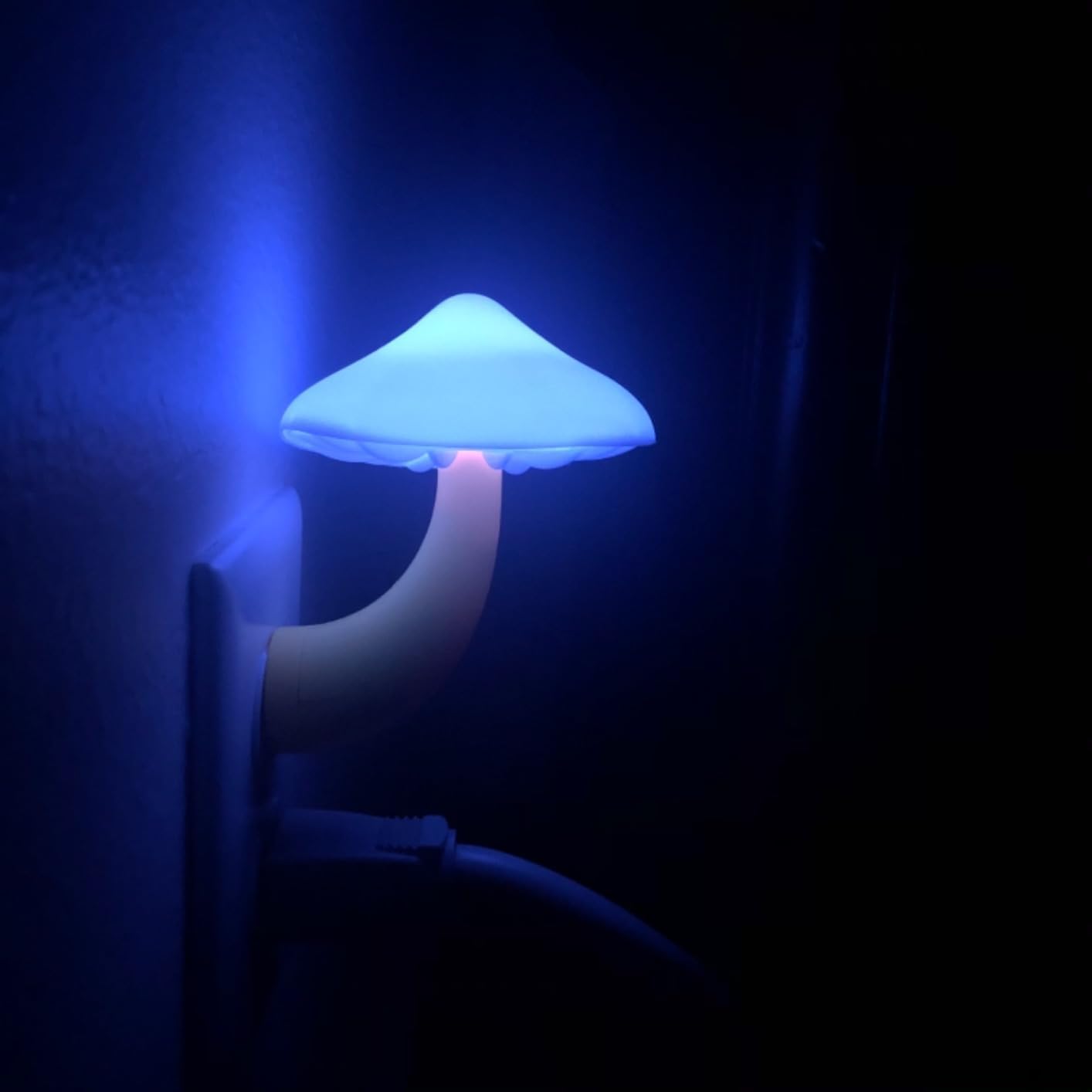 2Pack Sensor LED Night Light Plug in Lamp Mushroom Nightlight Cute Night Lights for Adults Kids
