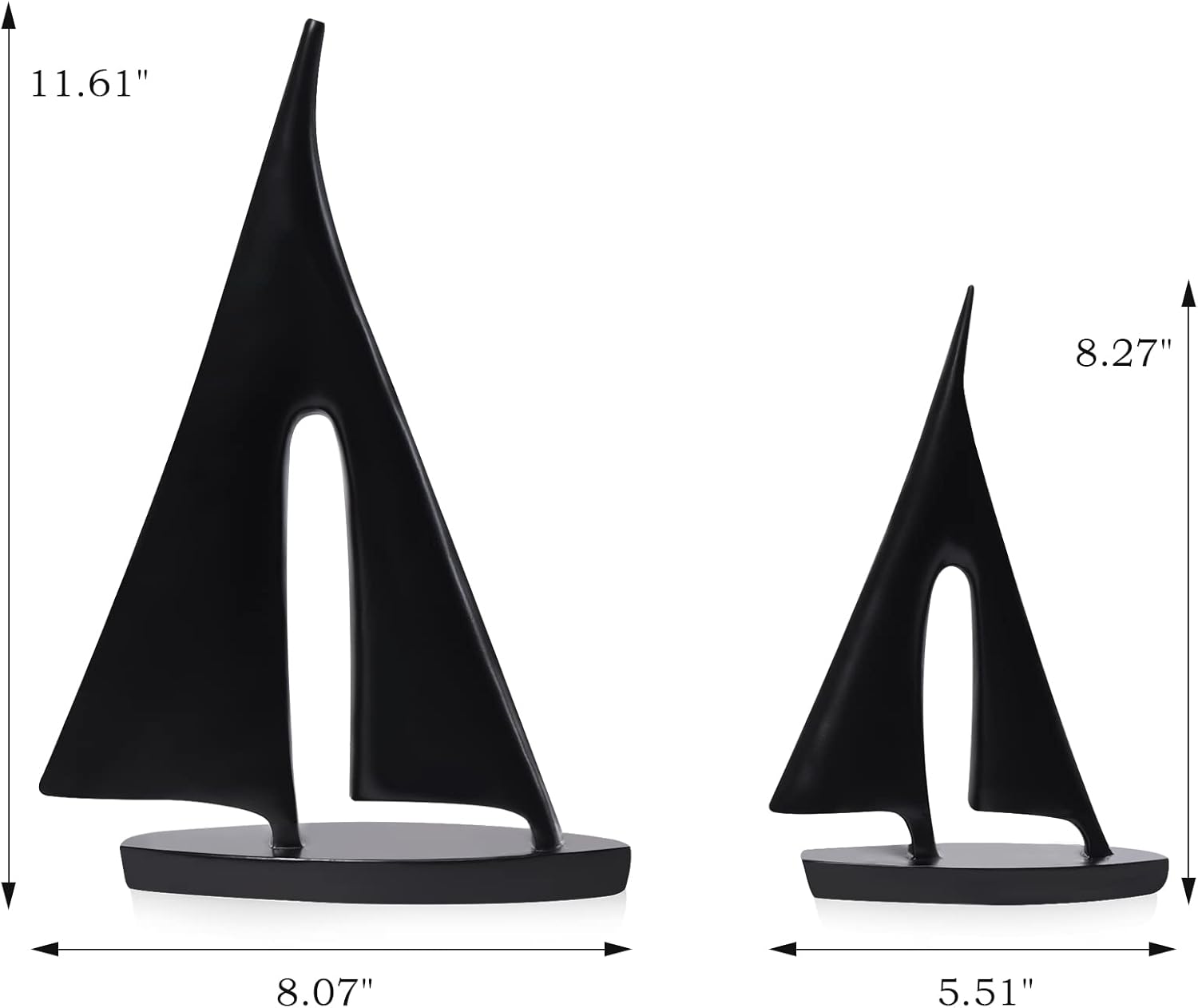 Modern Sculptures Home Decor, Sailboat Decor Ornament, Boat Decorations Statue Decor, Art
