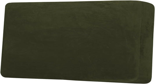 H.VERSAILTEX Velvet Stretch Individual Couch Cushion Cover Plush Cushion Slipcover for Loveseat