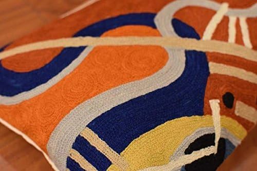 Lumbar Kandinsky Modern Pillow Cover Intuitive Mid Century Chair Cushions Rust Abstract Pillowcase