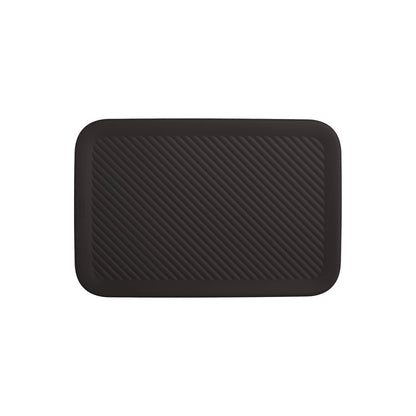 Superio Ribbed Collection Lid for Decorative Plastic Basket Open Home Storage Bins Organizer