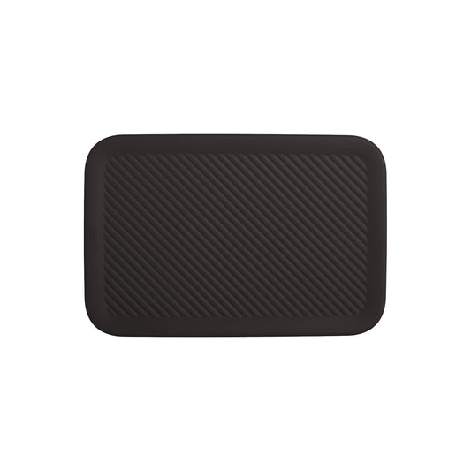 Superio Ribbed Collection Lid for Decorative Plastic Basket Open Home Storage Bins Organizer