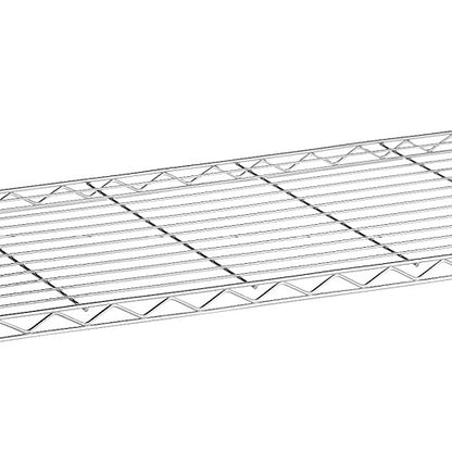 Whitmor 5 Tier Shelving Unit, Adjustable Storage Shelves with Wheels, 400 lbs Capacity per Shelf