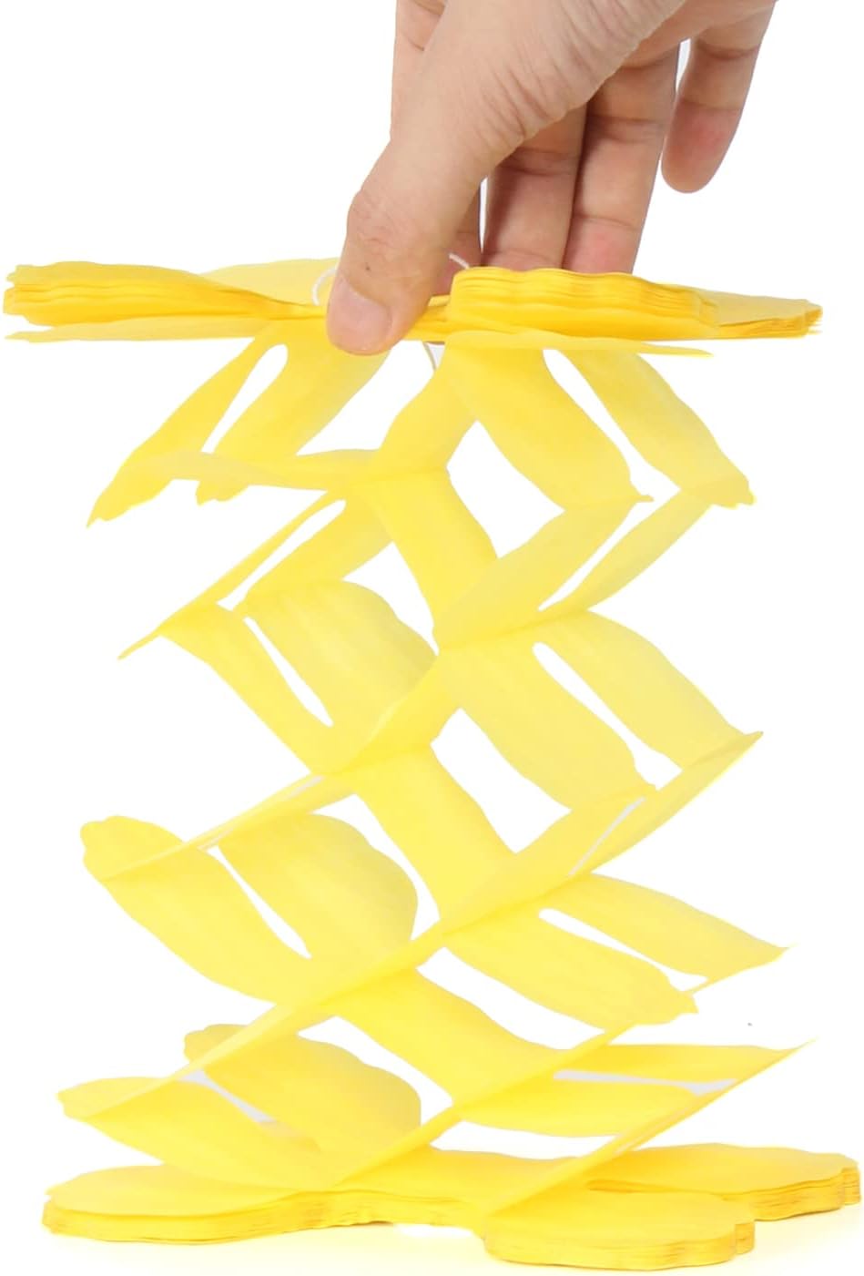 Navy-Blue White-Yellow Party-Decorations Streamers Garland - 12pcs 4-Leaf Clover Paper