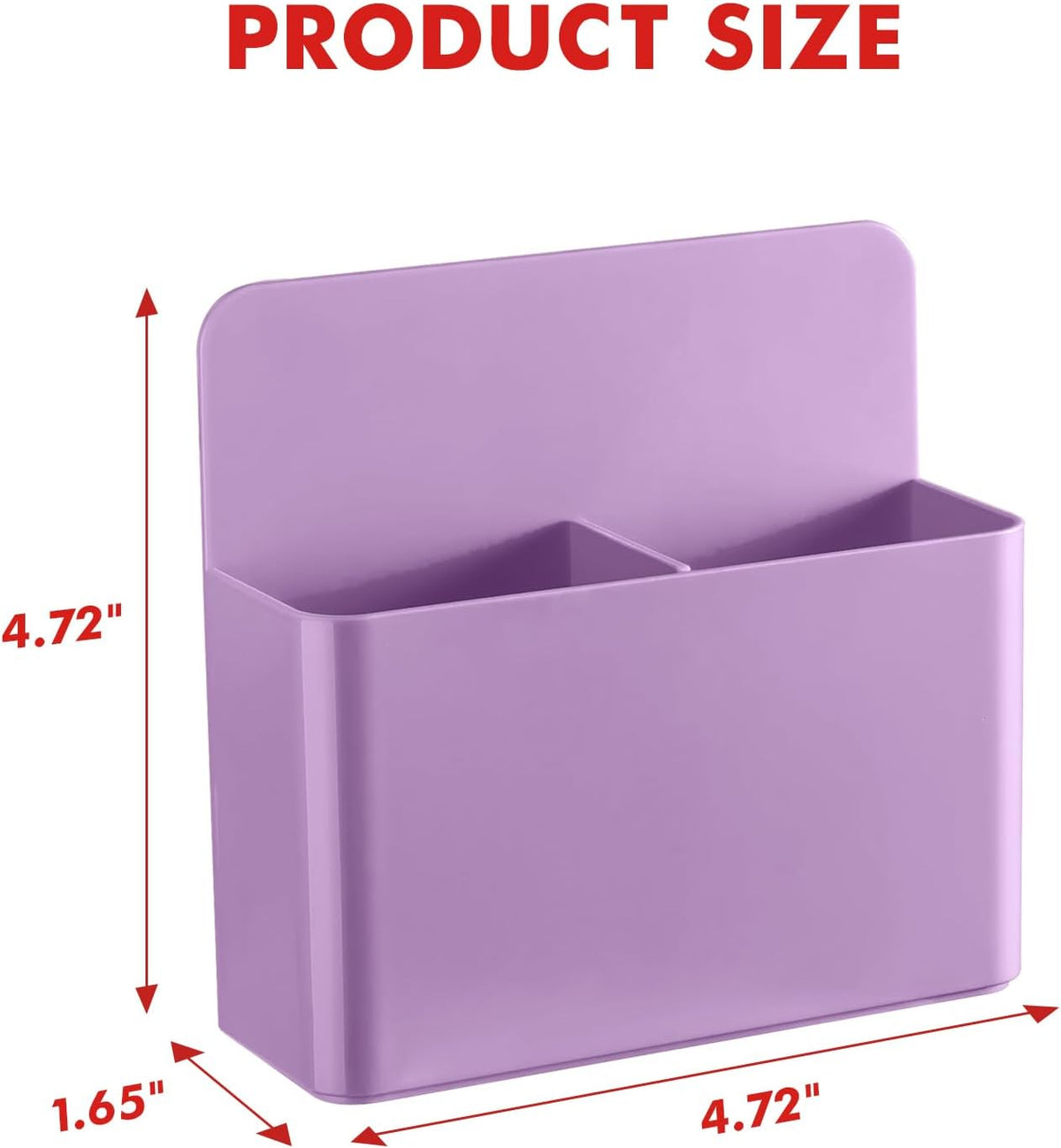 BEYGORM 2 Pack Plastics Magnetic Pen Holder for Refrigerator, Dry Erase Marker Holder for