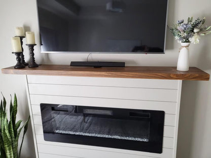 joelsantiques 72 Inch Wooden Floating Shelves for Wall - 72x8x2 in - Made of Natural Wood - Long
