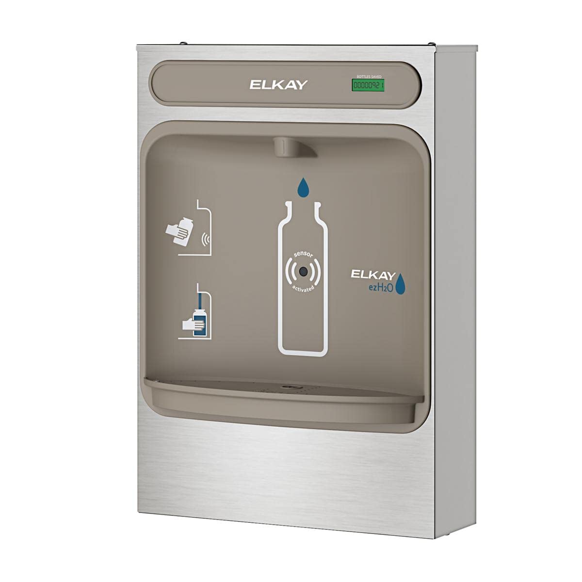 Elkay EZWSSM ELKAY COMMERCIAL Filling Station Surface Mount Stainless Steel