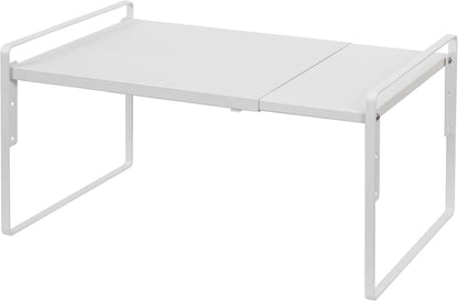 Nxconsu Cabinet Shelf Expandable Height Adjustable Shelf Organizer Riser for Kitchen Cabinet Pantry