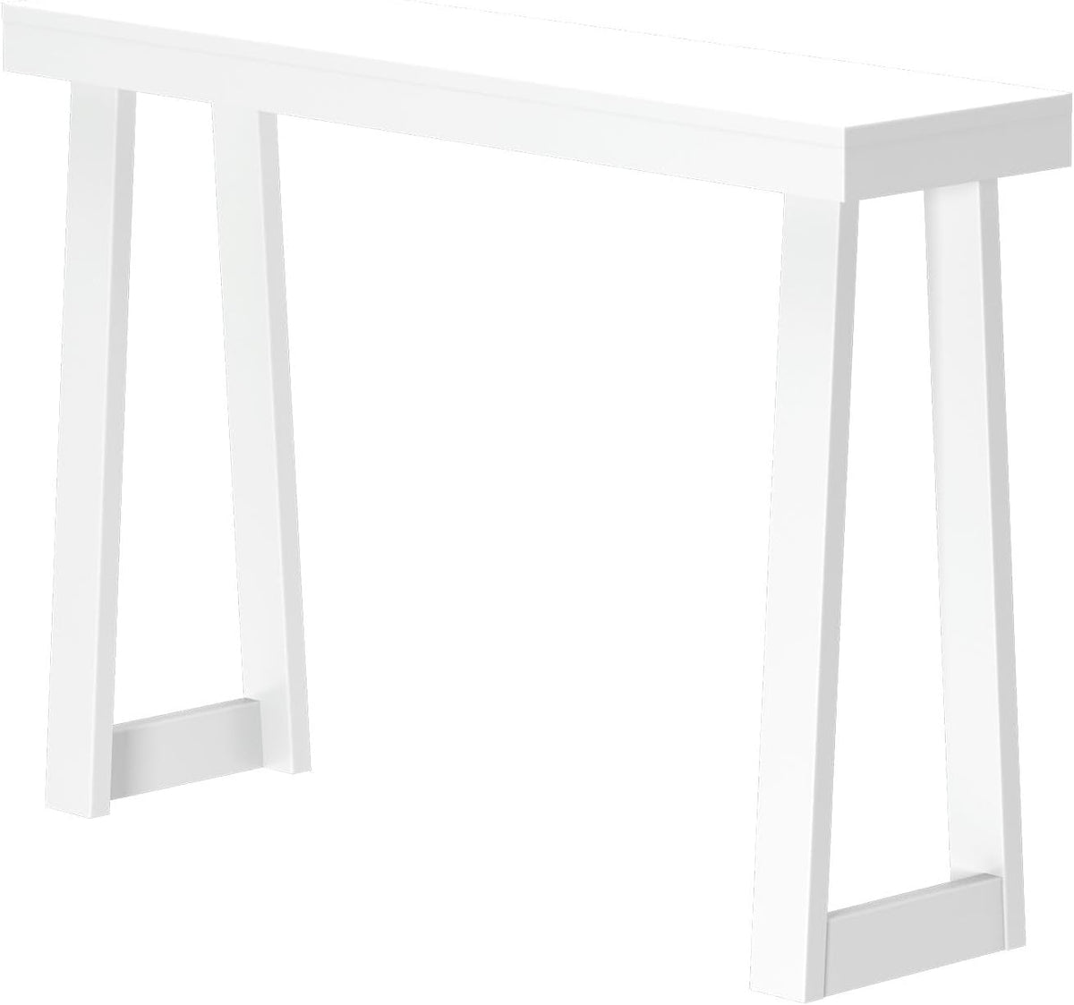 Plank+Beam Solid Wood Console Table, 46.25 Inch, Sofa Table, Narrow Entryway Table for Hallway