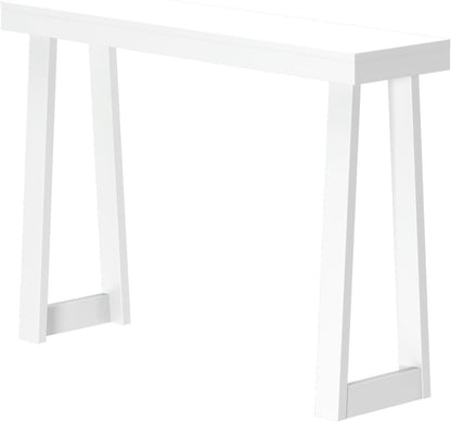 Plank+Beam Solid Wood Console Table, 46.25 Inch, Sofa Table, Narrow Entryway Table for Hallway