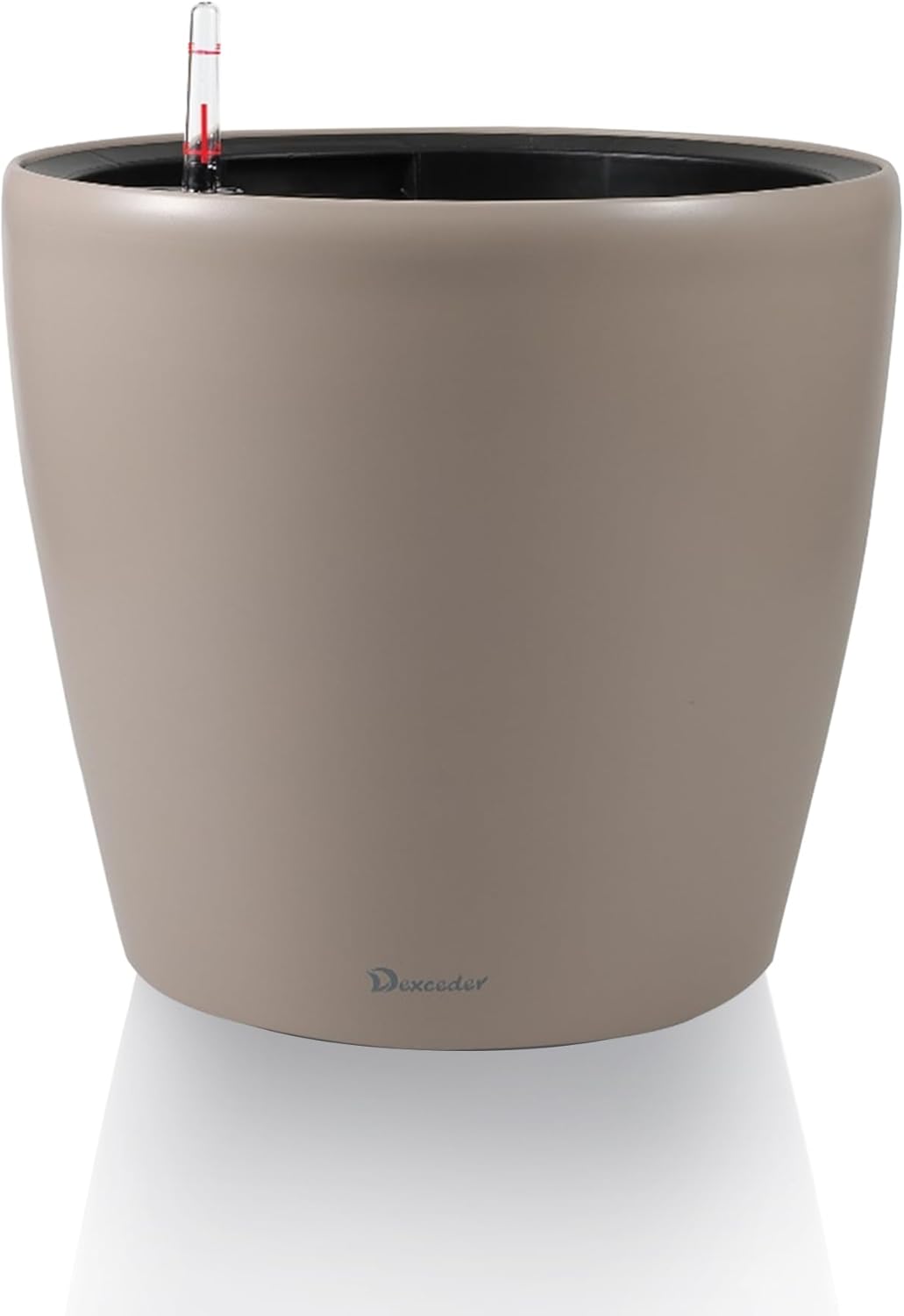 Dexceder 11x10 Inches Self Watering Planter Indoor Outdoor, Inner Pot Design, Thickened Table