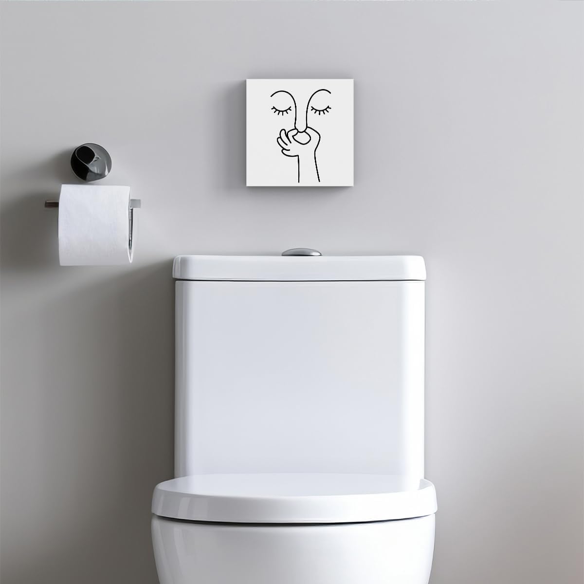 Funny Bathroom Decor, Black and White Bathroom Decor, Boho Dorm Decoration, Dorm Room Decoration