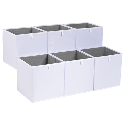 Amazon Basics Collapsible Closet Organizer Cube Storage Bins, Space-Saving Storage Baskets for