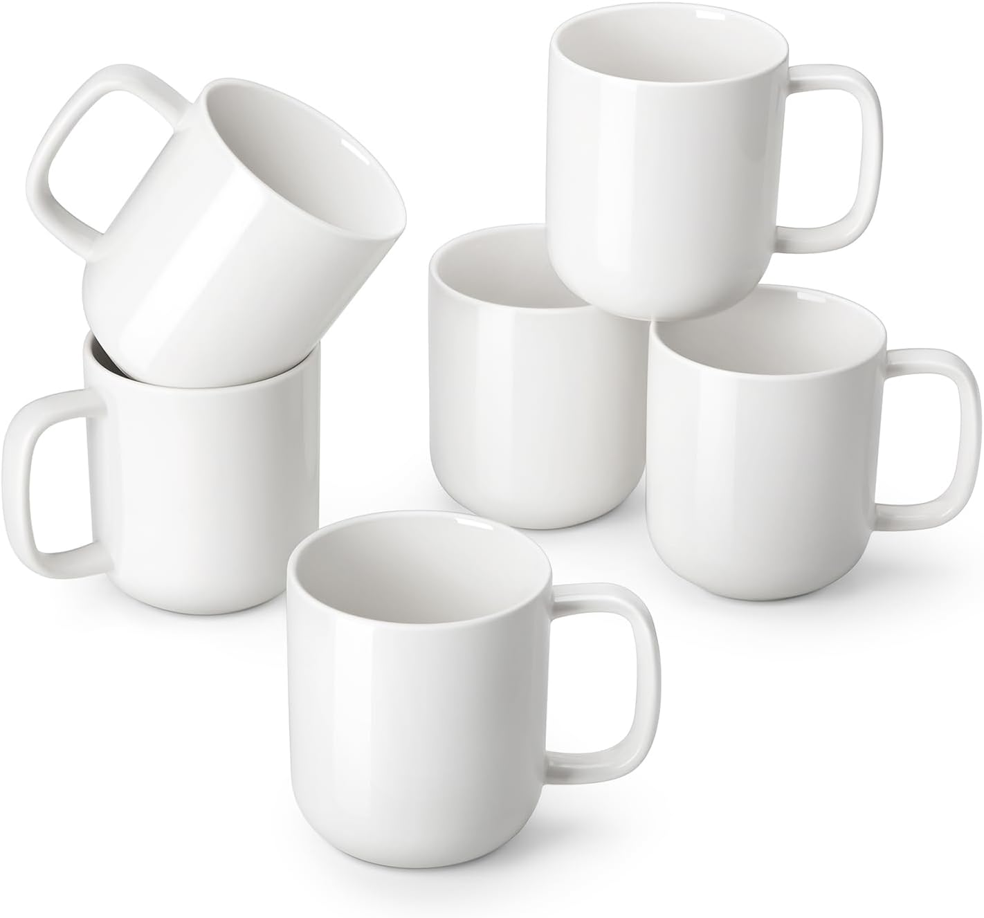 vancasso Porcelain Coffee Mugs Set, 12 oz Ceramic Coffee Cups for Latte Hot Tea Cappuccino Cocoa