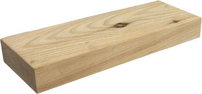 joelsantiques 18 Inch Floating Shelves for Wall - 18x6x2 in - Unfinished Wood Shelf Design, Wooden