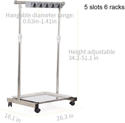movable mop broom holder put wet mops floor standing cleaning tool rack stainless for schools