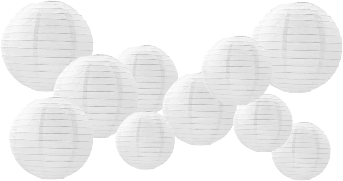 Paper Lanterns Decorations,Paper Hanging Decorations Ball Lanterns Lamps for Birthday Parties