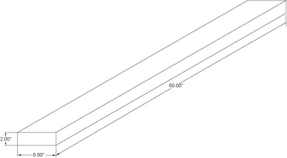 joelsantiques - 60 Inch Wooden Floating Shelves for Wall - 60x6x2 in - Made of Natural Wood - Long