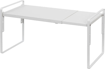 Nxconsu Cabinet Shelf Expandable Height Adjustable Organizer Riser for Kitchen Cabinet Pantry