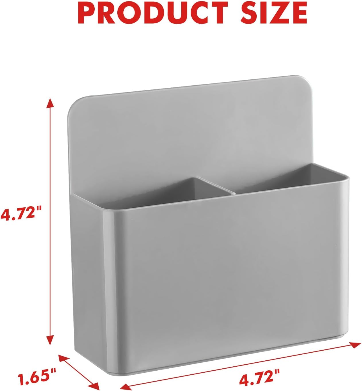 BEYGORM 2 Pack Plastics Magnetic Pen Holder for Refrigerator, Dry Erase Marker Holder for
