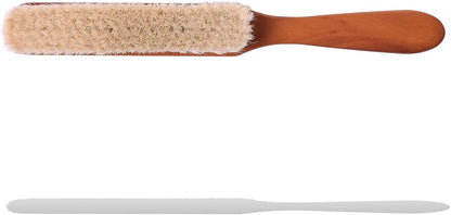 Valentino Garemi Ultra-Fine Fabric Textile Cleaning Brush | Dandruff, Dust, Pet Hair Remover for