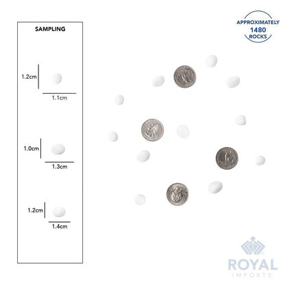 Royal Imports 30LBS River Rocks Decorative Ornamental Pebbles, Garden Landscaping Stones, Gravel