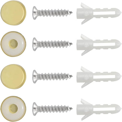 8.8-Inch Gold Wine Glass Rack, Under Cabinet Wine Glass Holder Stainless Steel Stemware Rack