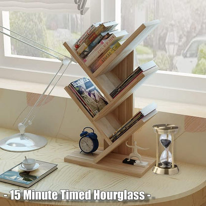 Sanduhr 15 Minuten,Hour Glass,360°-Drehung Metal Vintage Hourglass,Hourglass Decor,for Home