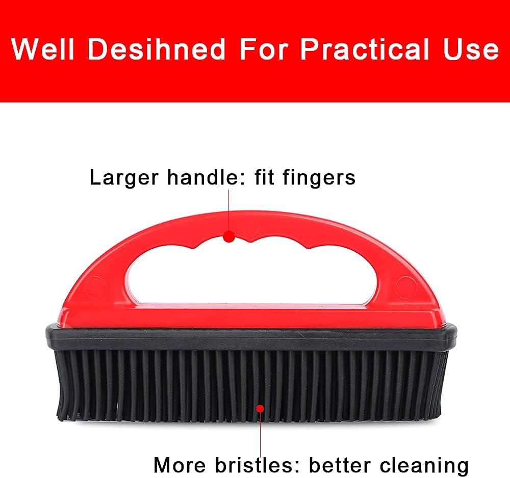 Rubber Pet Hair Removal Brush Lint & Hair Removal Cat Dog Hair Remover Brush Pet Hair Removal Tool