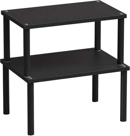 Cabinet Organizer Shelf(Set of 2),Kitchen Counter Shelves,Bamboo Spice Rack Countertop and
